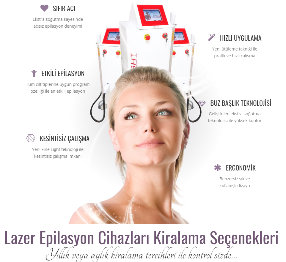 Kiralık lazer epilasyon cihazı